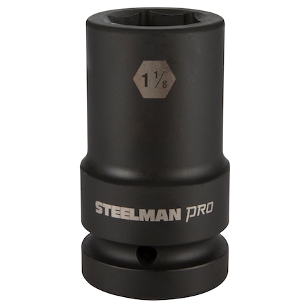 Steelman 1" Drive x 1-1/8" 6-Point Thin Wall Deep Impact Socket 79340